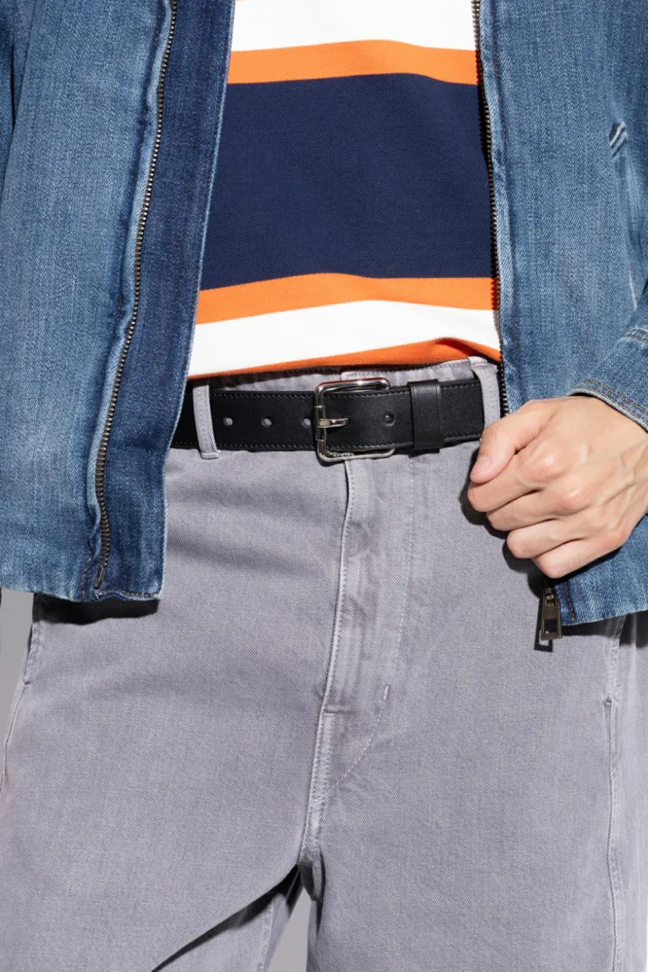 Loewe BLACK Leather belt