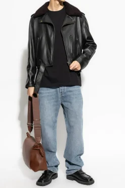 Loewe BLACK Leather jacket