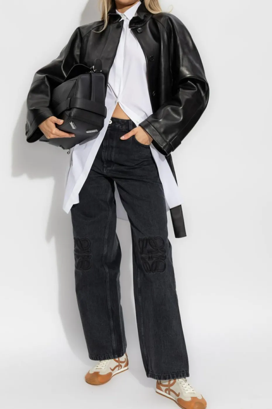 Loewe BLACK Leather jacket
