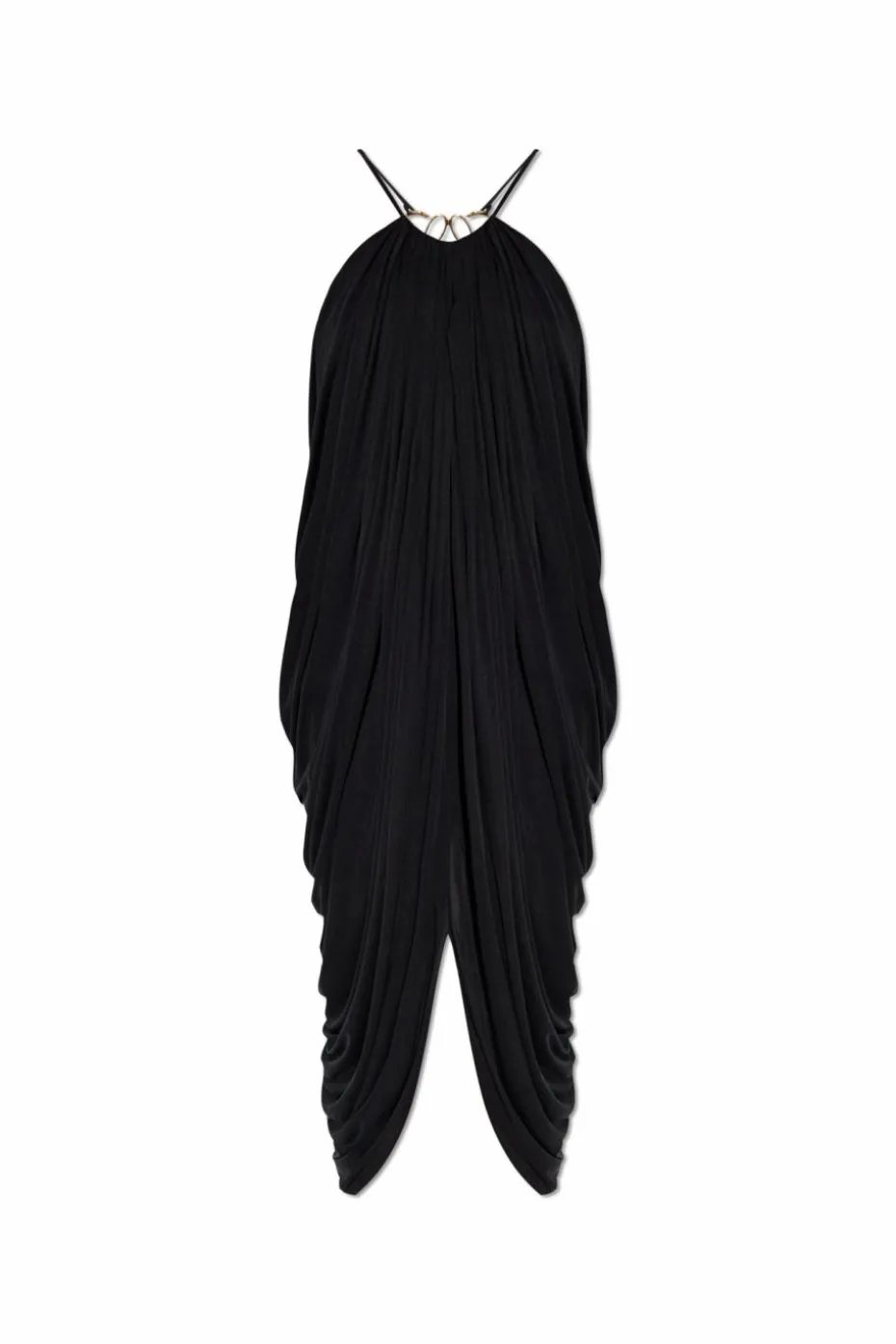 Loewe BLACK Off-shoulder dress
