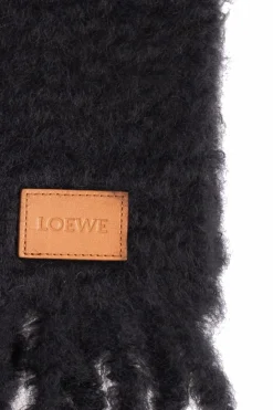 Loewe BLACK Scarf with logo