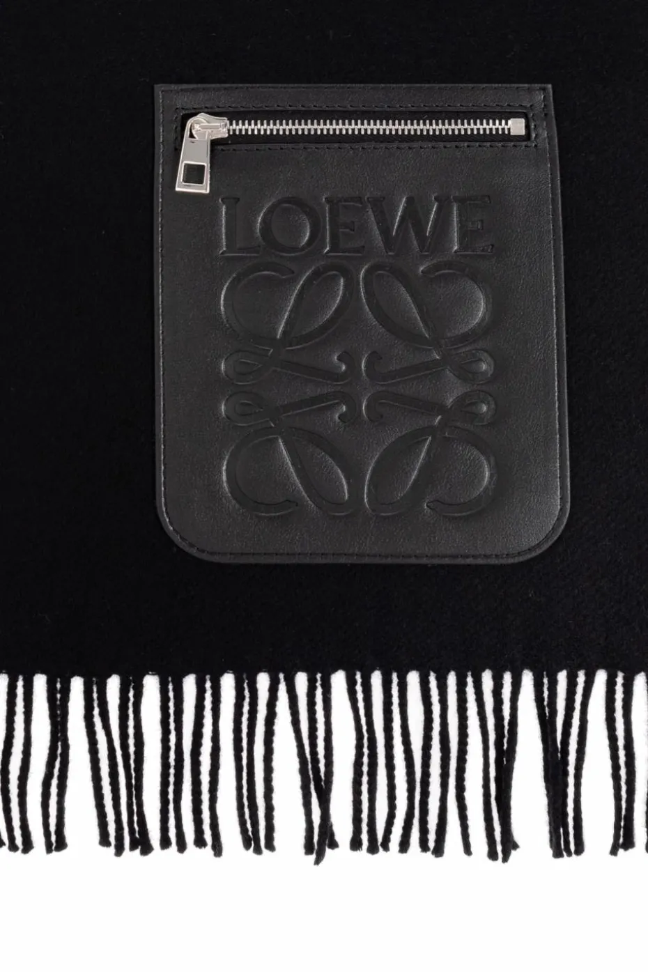 Loewe BLACK Scarf with pocket