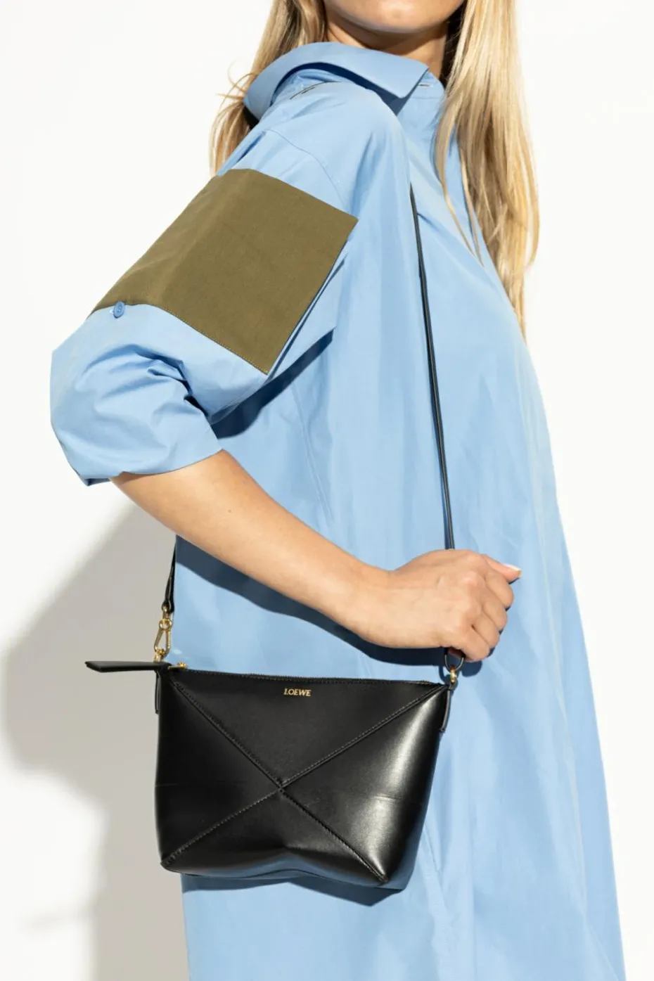 Loewe BLACK Shoulder bag Puzzle Fold