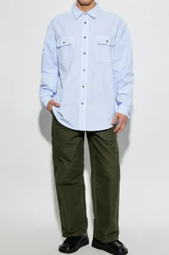 Loewe BLUE Shirt with pockets