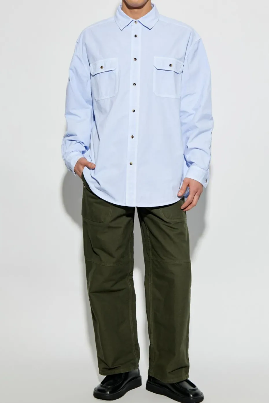 Loewe BLUE Shirt with pockets