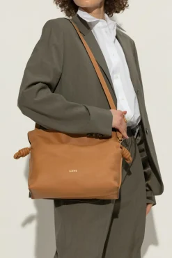 Loewe BROWN Handbag "Flameno Medium"