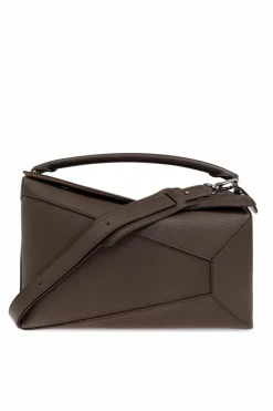 Loewe BROWN Handbag "Puzzle Edge New Large"