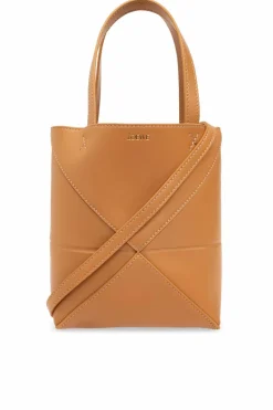 Loewe BROWN ‘Mini Puzzle Fold’ shoulder bag