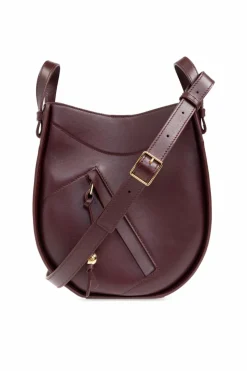Loewe BURGUNDY Handbag Hammlock Slice