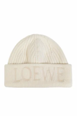Loewe cream Woolen hat