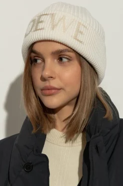 Loewe cream Woolen hat