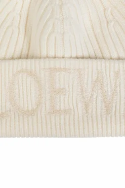 Loewe cream Woolen hat