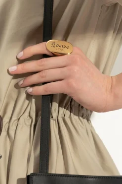 Loewe GOLD Ring with logo