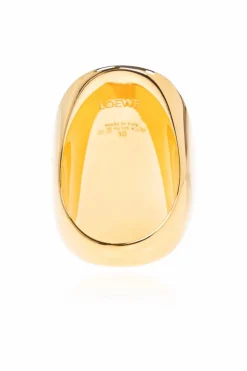 Loewe GOLD Ring with logo