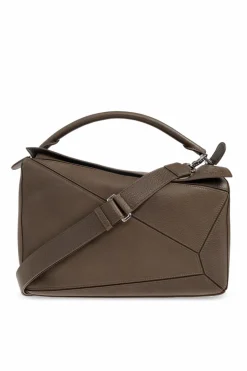 Loewe GREEN Handbag `Puzzle Large`