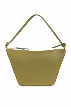 Loewe GREEN Shoulder bag `Hammock Mini`