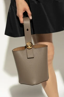 Loewe GREY Handbag "Pebble Mini"