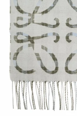 Loewe GREY Scarf with monogram
