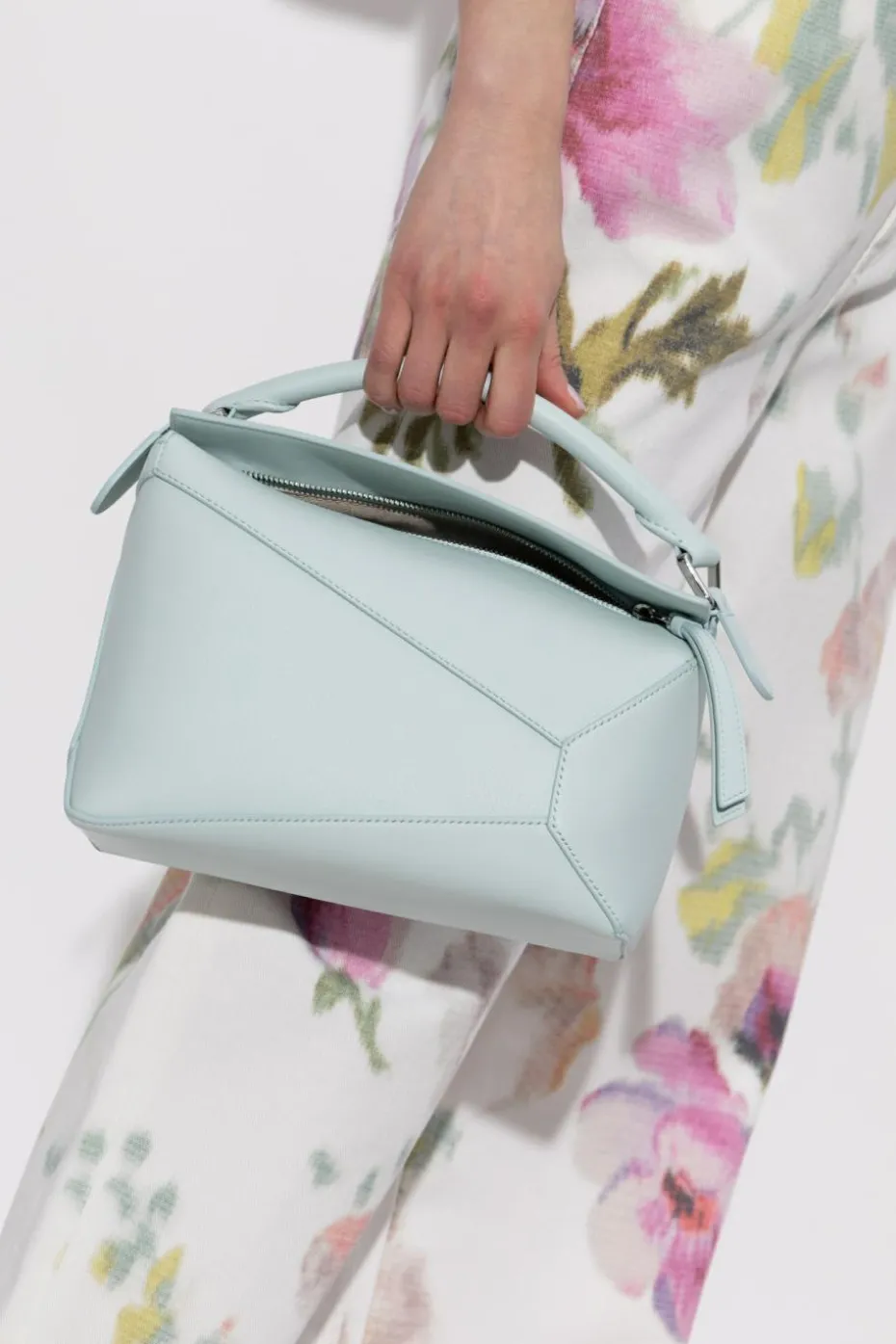 Loewe light blue Handbag `Small Puzzle`