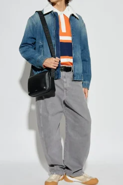 Loewe ORANGE Sweatshirt with collar