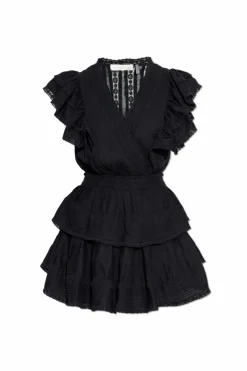 LoveShackFancy BLACK Dress `Gwen`