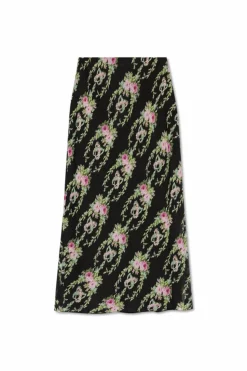 LoveShackFancy BLACK Skirt Castle