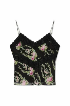 LoveShackFancy BLACK Top 'Brimsley'