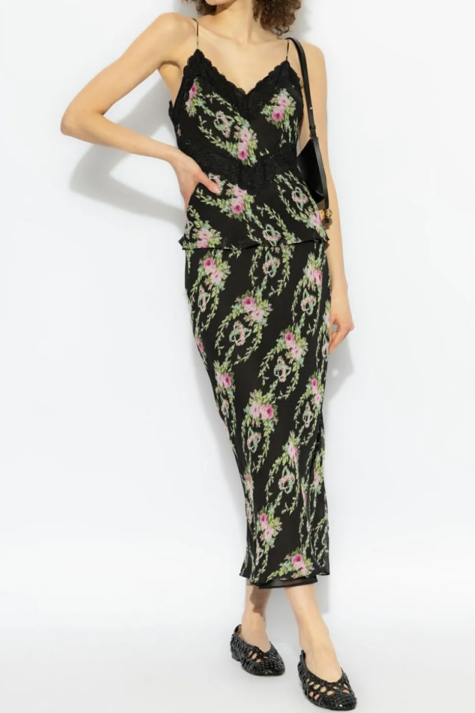 LoveShackFancy BLACK Top 'Brimsley'