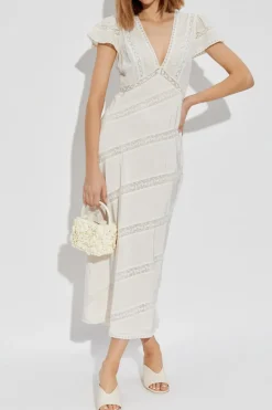 LoveShackFancy cream Dress Perletta