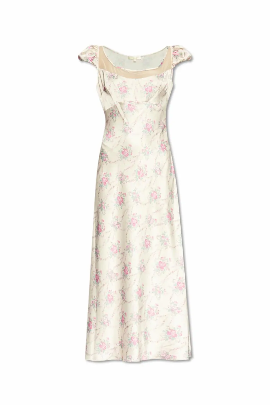 LoveShackFancy cream Dress Rose
