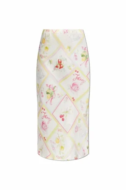 LoveShackFancy MULTICOLOUR Skirt "Castle"