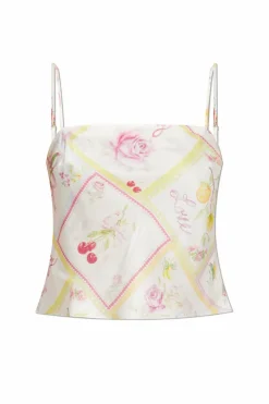 LoveShackFancy MULTICOLOUR Top "Cabi"