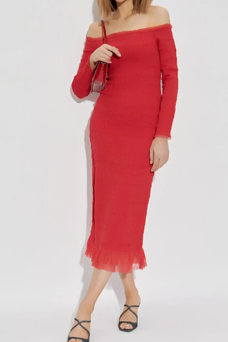 LoveShackFancy RED Dress Avelle