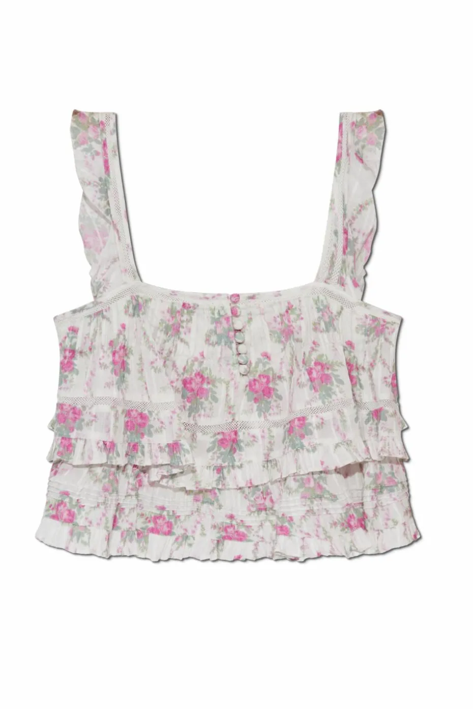 LoveShackFancy WHITE Top Novalee