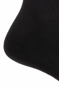 Maison Kitsuné BLACK Socks with logo