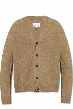 Maison Margiela beige Cardigan with vintage effect