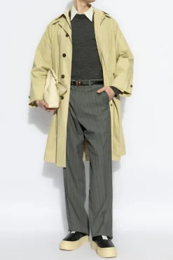 Maison Margiela beige Cotton trench coat