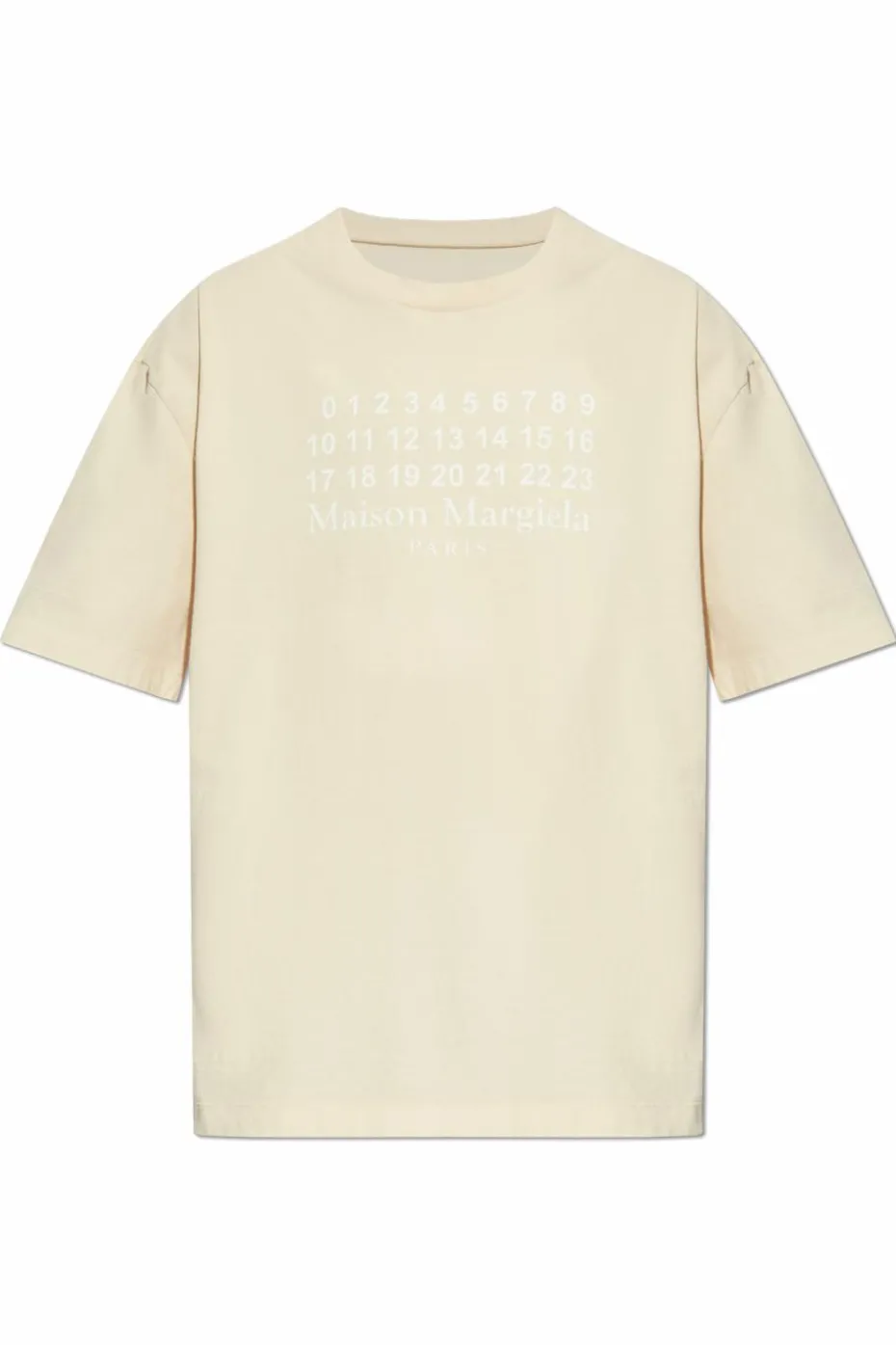 Maison Margiela beige T-shirt with print