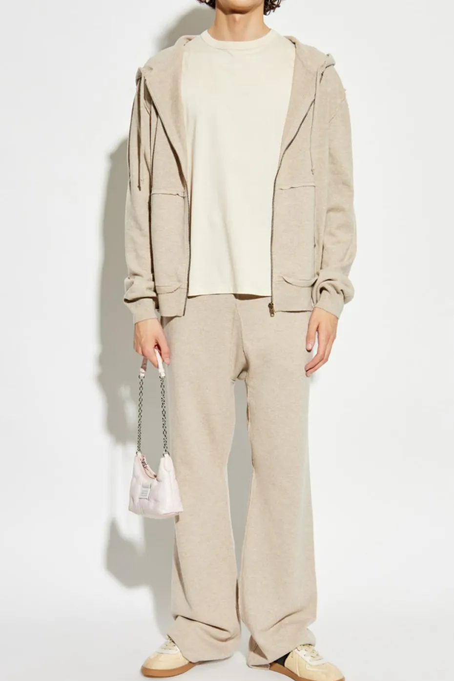 Maison Margiela beige Wool pants