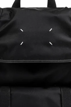 Maison Margiela BLACK Backpack with logo