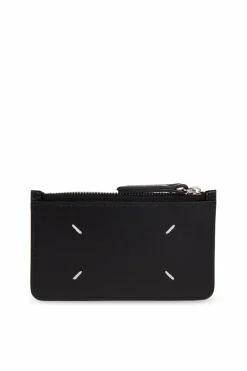Maison Margiela BLACK Card holder with logo