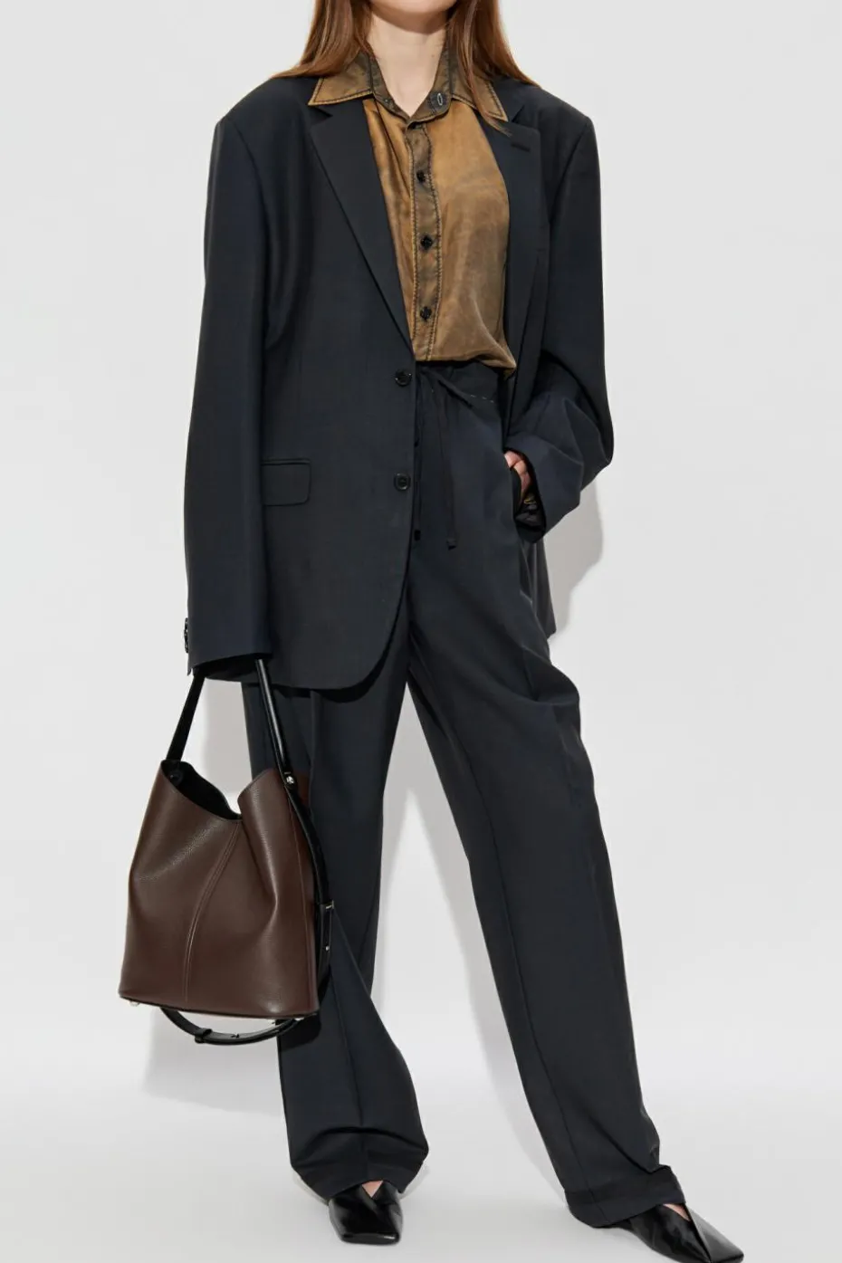 Maison Margiela BLACK Creased pants