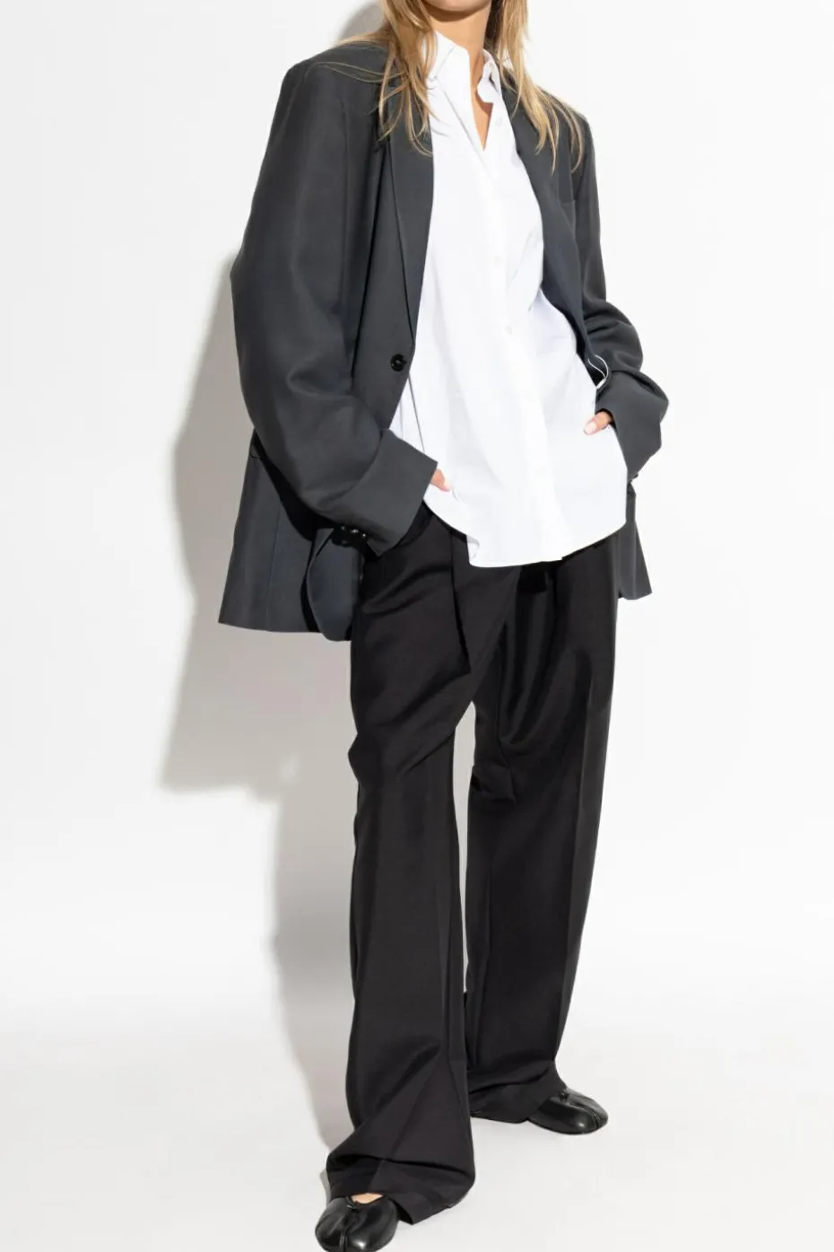 Maison Margiela BLACK Creased pants