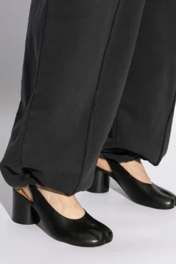 Maison Margiela BLACK Heeled shoes with tabi cutout