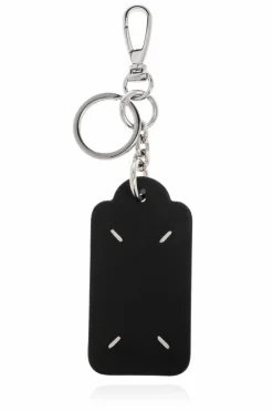 Maison Margiela BLACK Keyring with logo