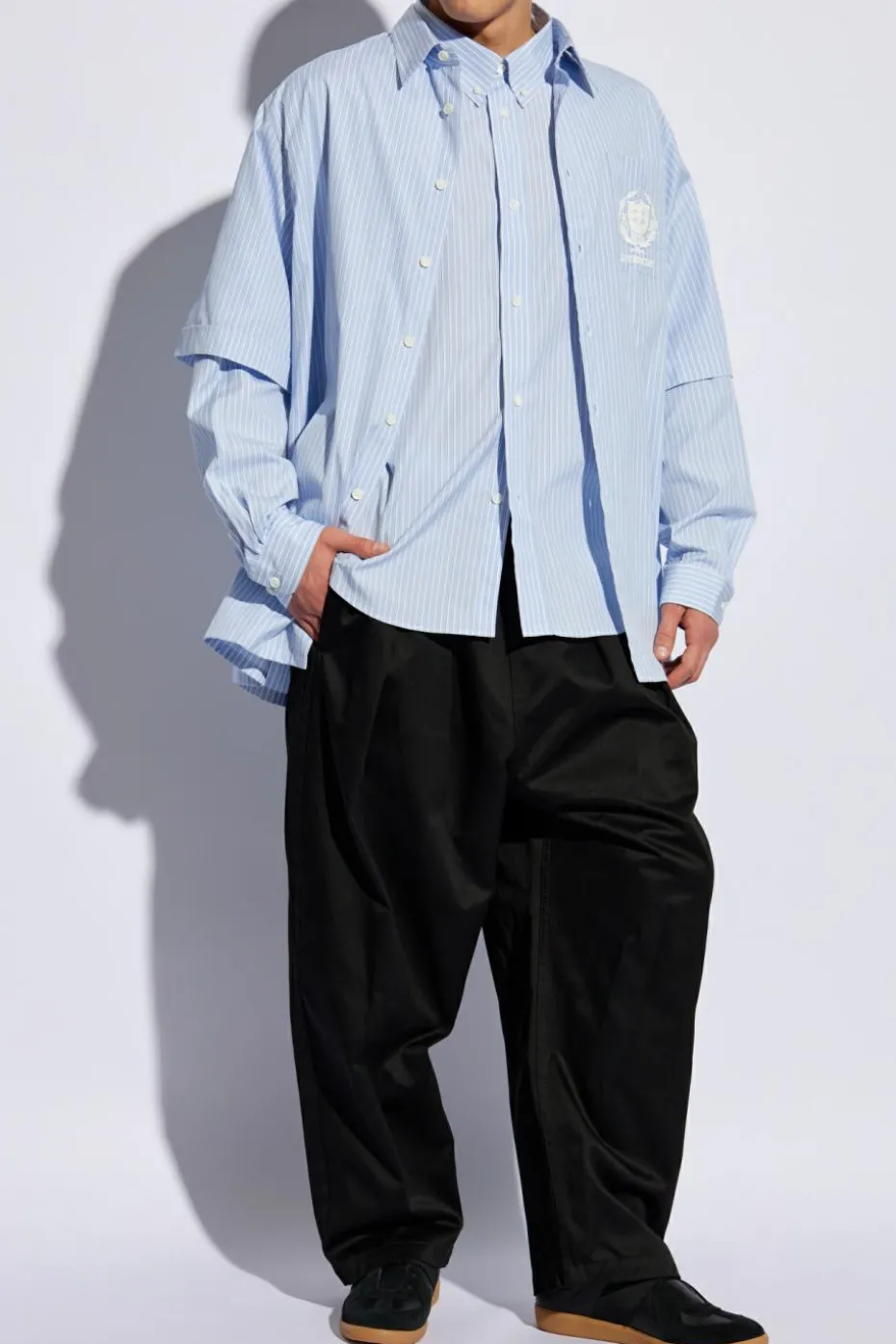 Maison Margiela BLACK Pleated Trousers