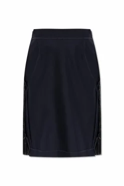Maison Margiela BLACK Skirt with raw finish