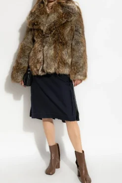 Maison Margiela BLACK Skirt with raw finish