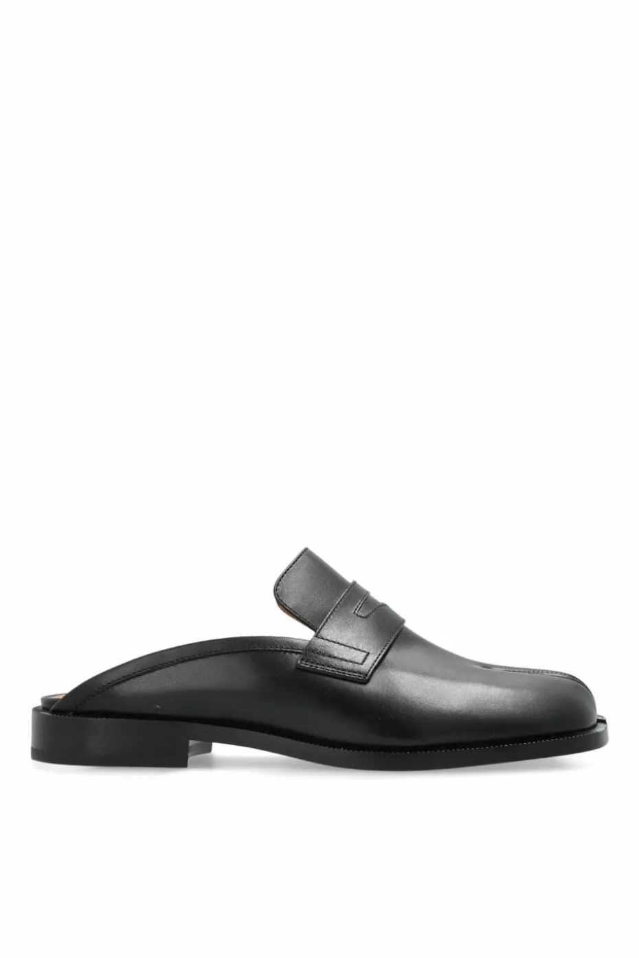 Maison Margiela BLACK Slides with cut-out ‘Tabi’