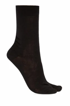 Maison Margiela BLACK Socks with `Tabi` Cut
